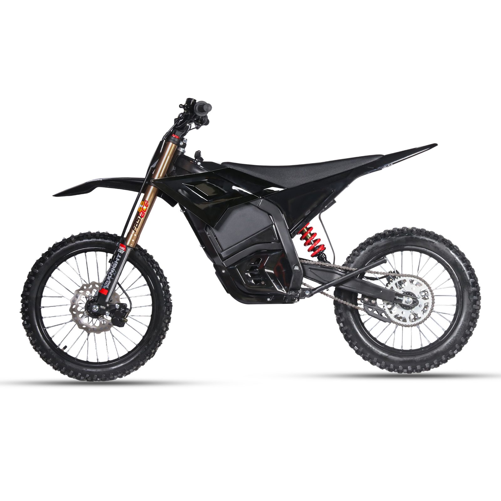 Wangcheng lightweight electric dirt bike in black